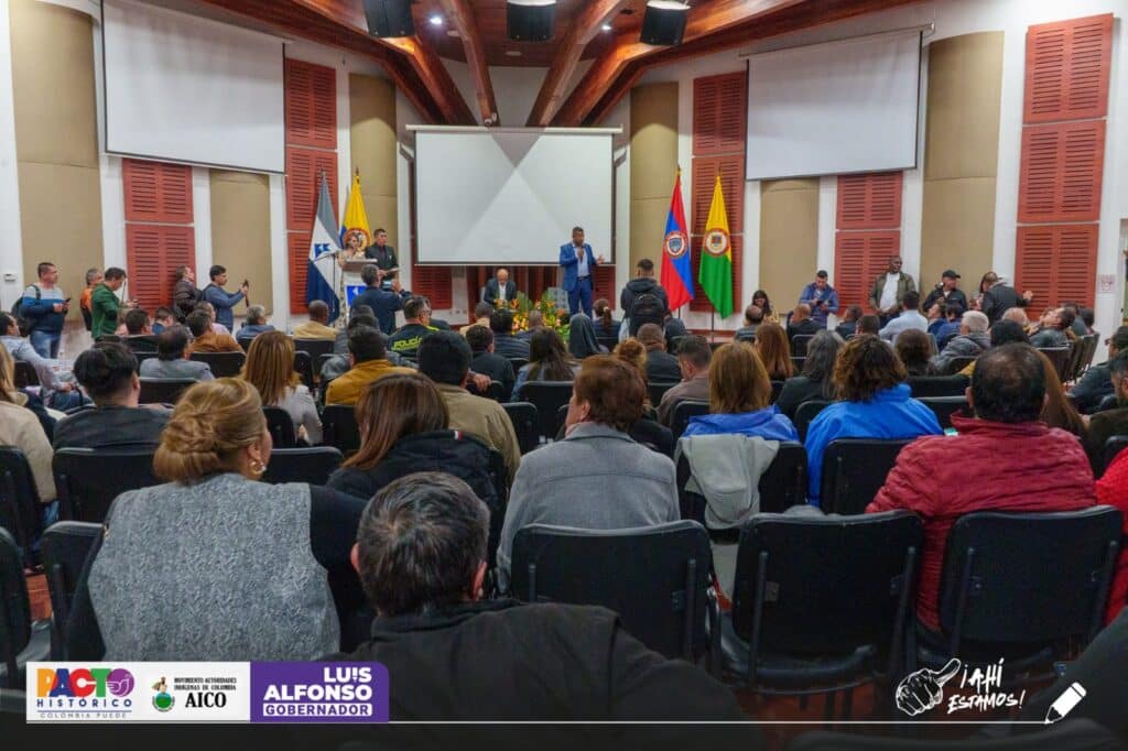 GOBERNADOR ELECTO DEL DEPARTAMENTO DE NARIÑO, LUIS ALFONSO ESCOBAR, PRESIDIÓ ACTO DE UNIDAD REGIONAL